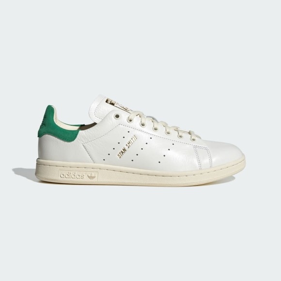 Adidas Stan Smith White and Green Sneakers - Picture 1 of 8